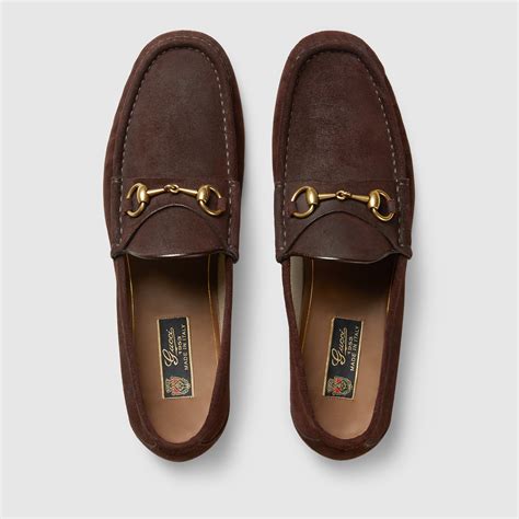 gucci 1953 horsebit loafer suede.